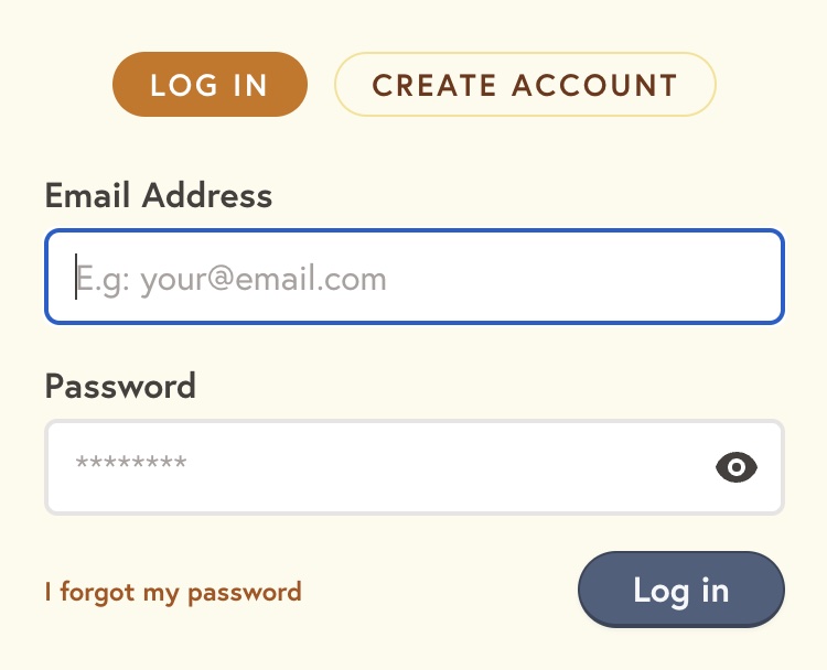 Login to your account