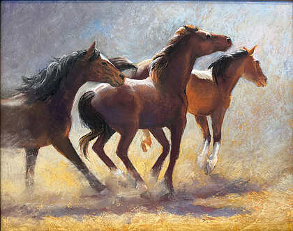 <i>Rodeo Broncs</i> by Joanne Agostinelli