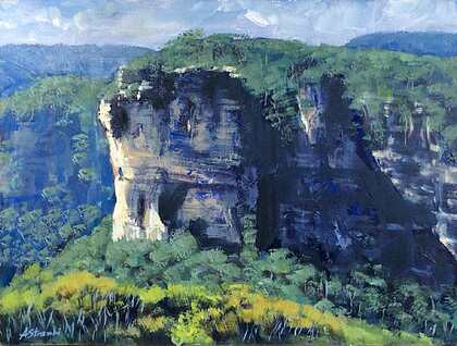 <i>Blue Mountains View</i> by Anne Strambi