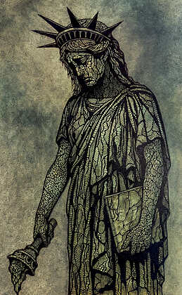 NAWA Third Place Award, The weight of Liberty by Nichole Montgomery