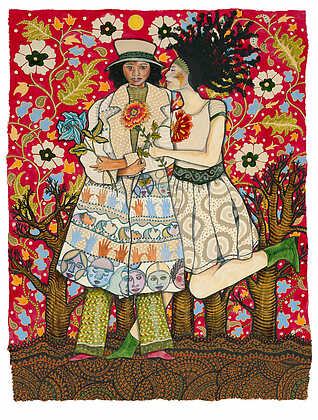 NAWA Third Place Award, Sisters by Nancy Moore