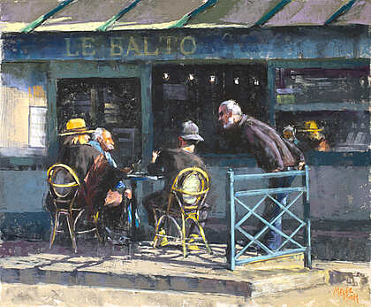 3rd Place, Les Amis Francais by Nancie King Mertz